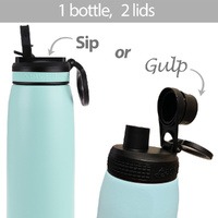 Duo Stainless Steel Sports Bottle 780ml - Mint