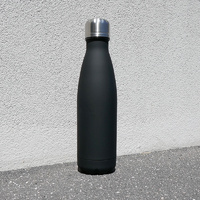 Stainless Steel Insulated Drink Bottle - Matt Black