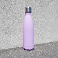 Stainless Steel Insulated Drink Bottle - Matt Pink