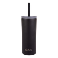 Oasis Stainless Steel Smoothie Cup 600ml - Black
