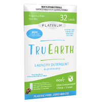 Tru Earth Platinum Laundry Eco Strip - Fragrance Free 32 loads