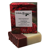Urthly Organics Handcrafted Soap - Rose Geranium & Cinnamon