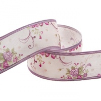 Cotton Ribbon 10m - Vintage Flowers