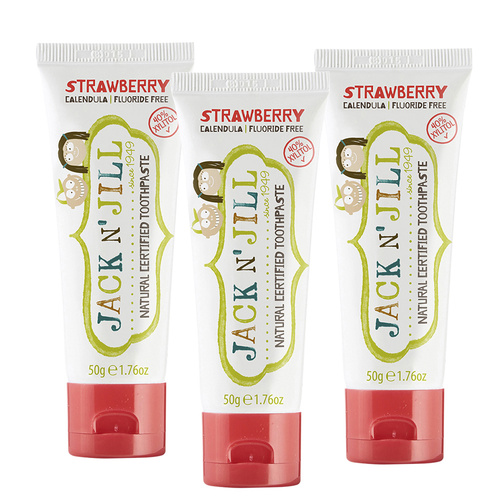 Jack n' Jill Kids Toothpaste - 3 Pack Strawberry