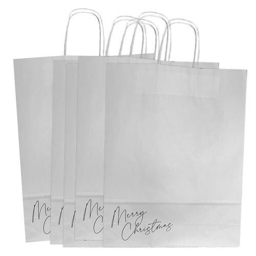 5-Pack Paper Gift Bag - XLarge Merry Christmas