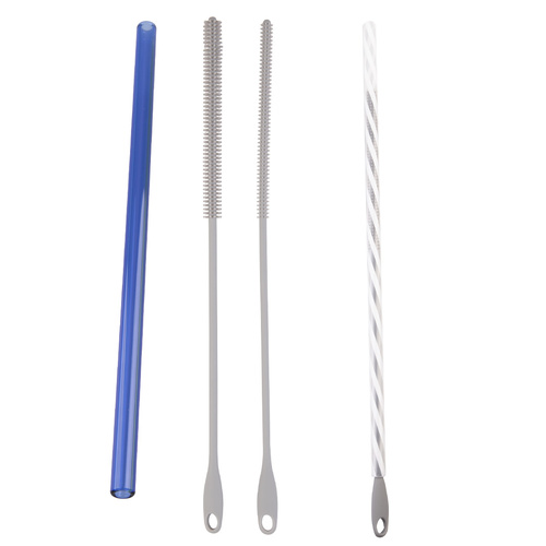 Appetito Silicone Straw Cleaning Brush Set 2