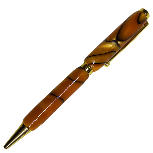 Handcrafted Refillable Resin Pen – The Tiger