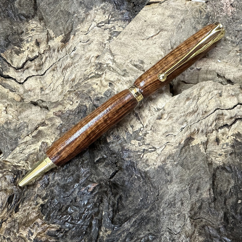 Handcrafted Refillable Wooden Pen – Reclaimed Australian Hardwood