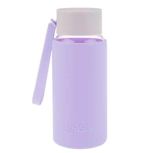 Oasis Glass Drink Bottle - Lilac 500ml