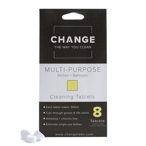CHANGE Multi-purpose Cleaning Tablets - 8 Pack