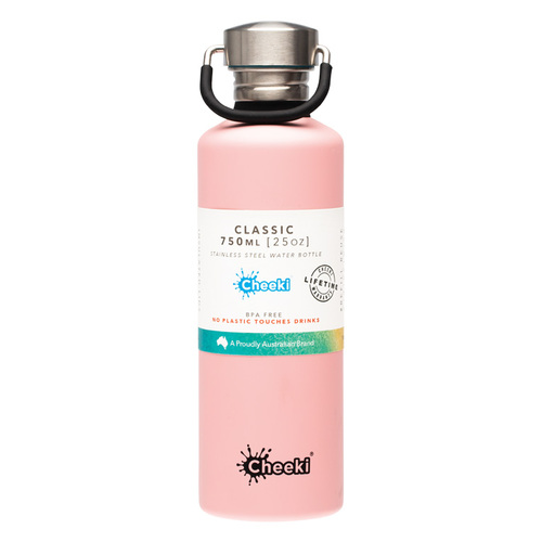 CHEEKI Water Bottle - Pink 750ml