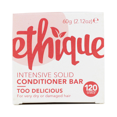 Ethique Too Delicious Solid Conditioner Bar - Dry or Damaged Hair 60g