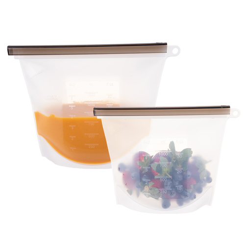 Silicone Food Storage Bag Duo