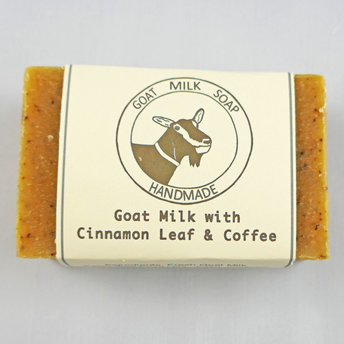 Handmade Cinnamon Coffee Goat Milk Soap