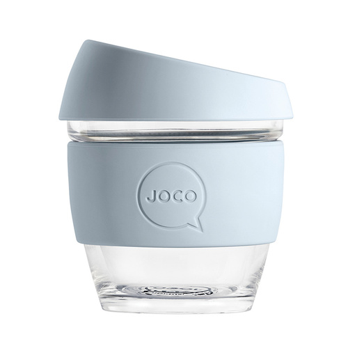 Joco Reusable Glass Cup 236ml - Vintage Blue