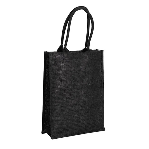 Jute Tote and Shopping Bag 40cm – Black