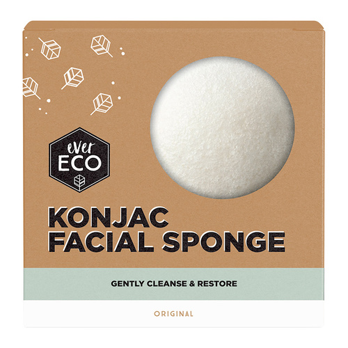 Natural Konjac Facial Sponge – Original