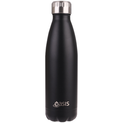 Oasis SS Insulated Matt Drink Bottle - Onyx 500ml