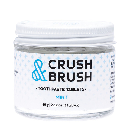 NELSON NATURALS Crush & Brush Toothpaste Tablets - Mint