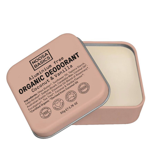 All Natural Organic Deodorant Cream - Coconut & Vanilla