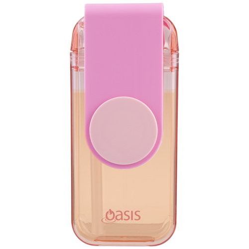 Oasis Kid’s Reusable Juice Box – Pink