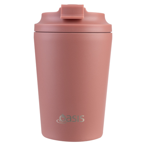 Oasis Ceramic Lined Insulated Coffee Cup 360ml - Auburn