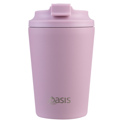 Oasis Ceramic Lined Insulated Coffee Cup 360ml - Blush