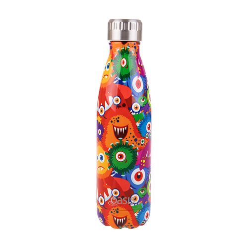 Oasis Insulated Drink Bottle 500ml - Monsters