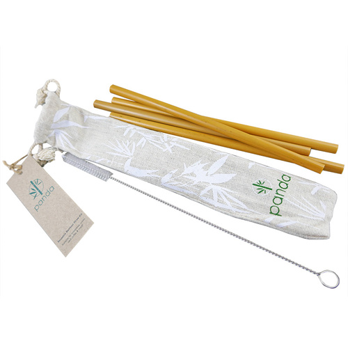 Reusable Bamboo Straws 4 pack