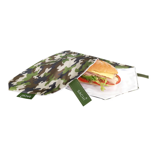 Reusable Food Wrap - Cammo Green