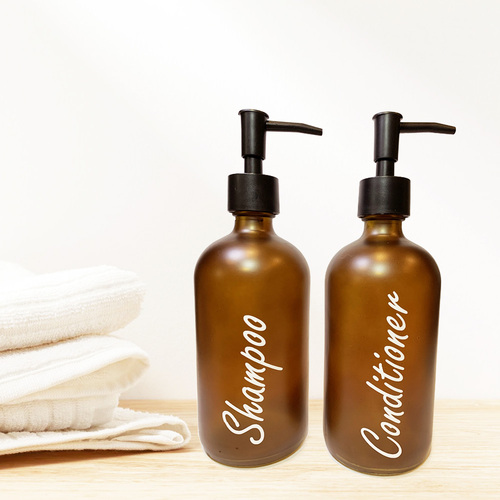 Refillable Shampoo & Conditioner Pumps