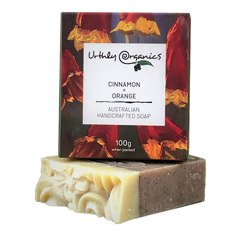 Urthly Organics Handcrafted Soap - Cinnamon & Orange