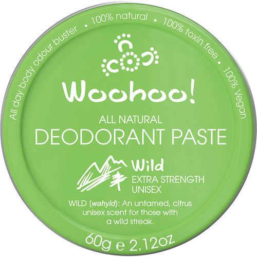 WOOHOO All Natural Deodorant Paste Tin - Wild