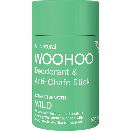 Natural Deodorant & Anti-Chafe Stick - Wild Extra Strength